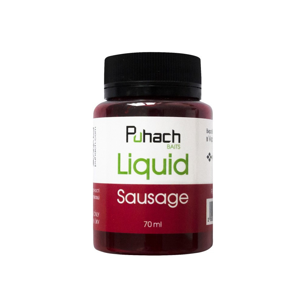 Ліквід Puhach Baits Liquid 70 ml Sausage (Ківбаса)