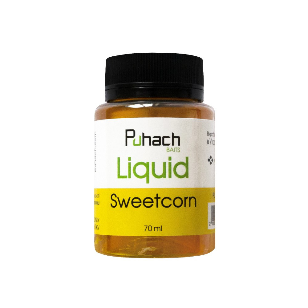 Ліквід Puhach Baits Liquid 70 ml Sweetcorn (Кукурудза)