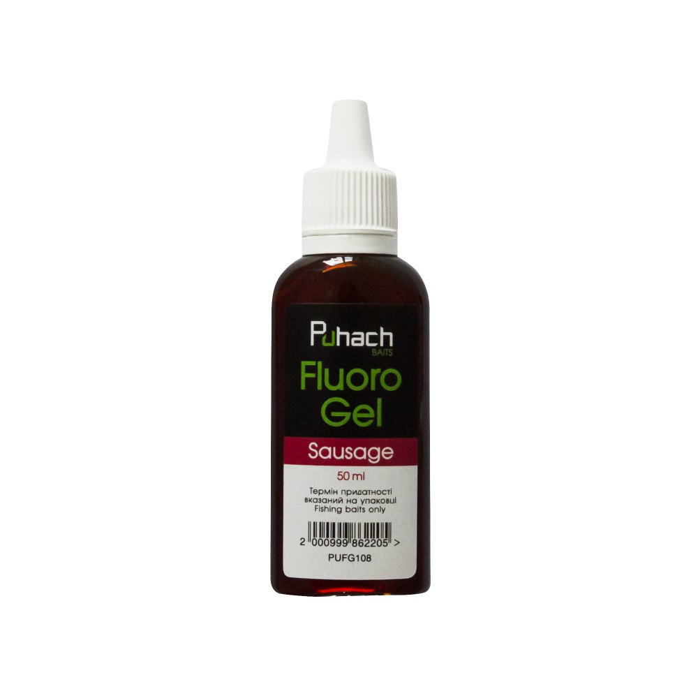 Флюро гель Puhach Baits Fluoro Gel 50 ml Sausage (Ківбас)