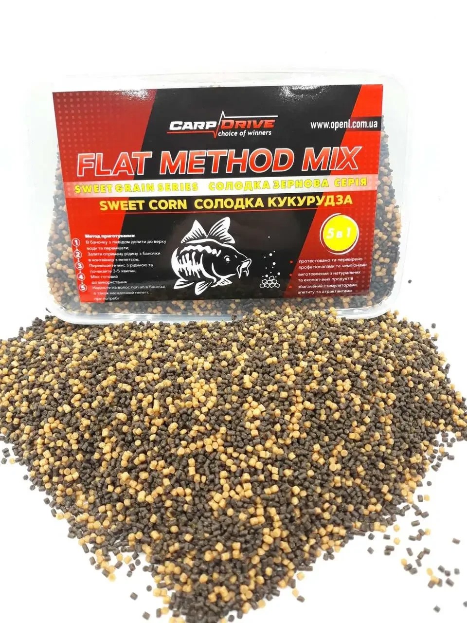 Методний пелетс Carp Drive 5 в 1 Sweet Corn (Солодка кукурудза)