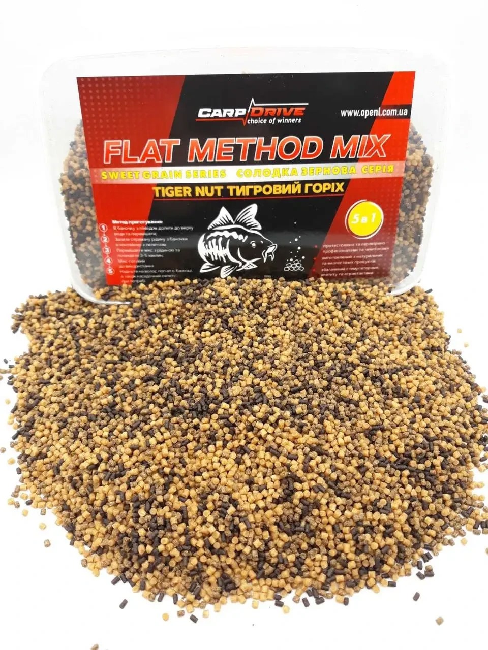 Методний пелетс Carp Drive 5 в 1 Тигровий горіх (Tiger Nut)