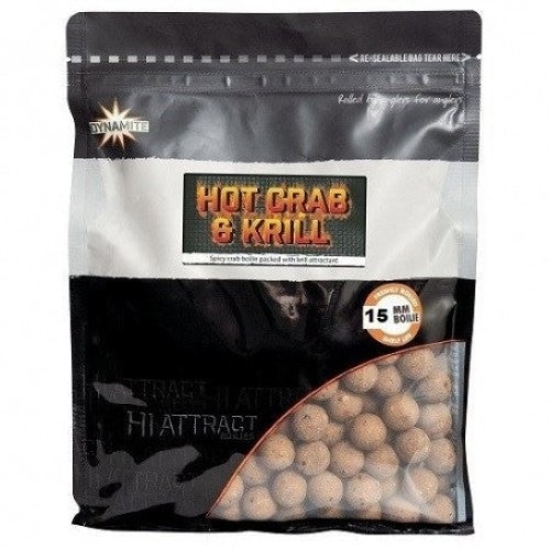 Бойли Dynamite Baits Hot Crab & Krill 15mm