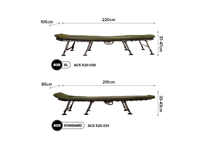 Раскладушка Carp Spirit Magnum Bed XL
