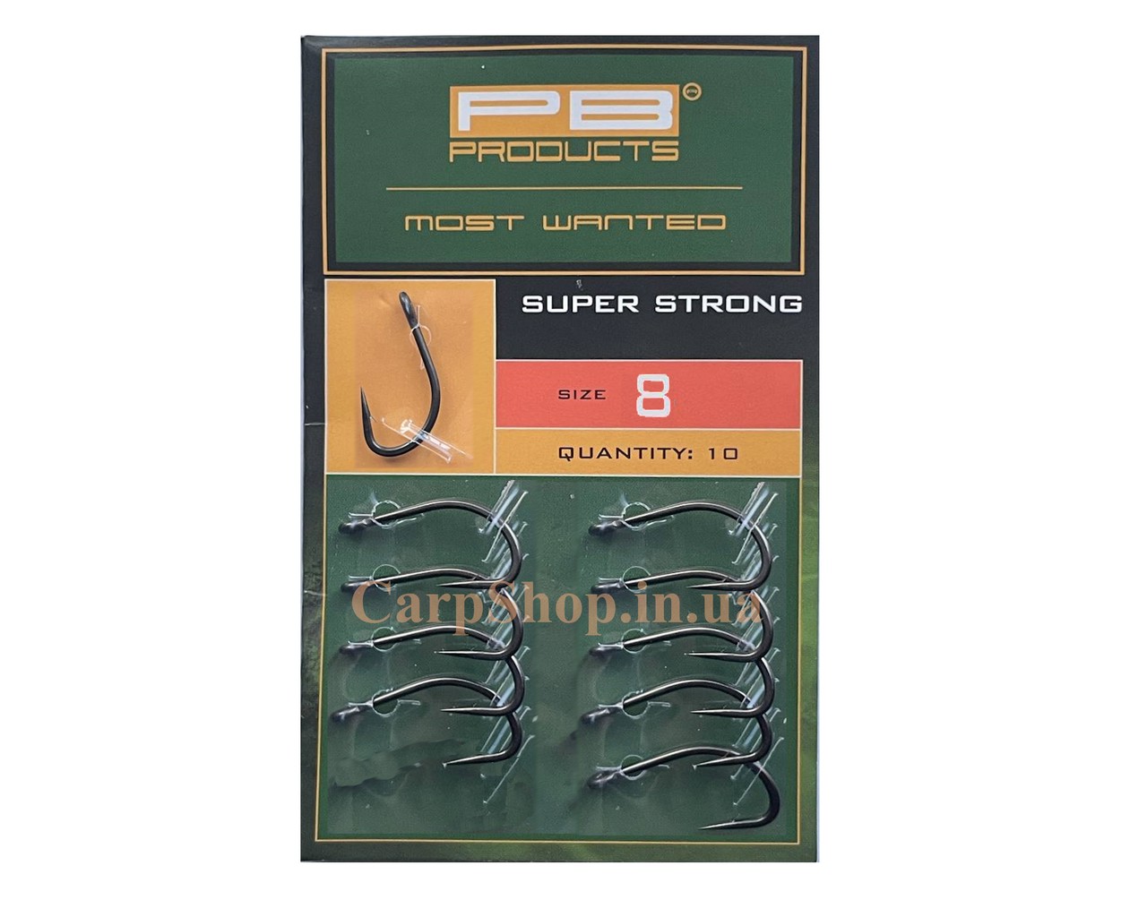 Гачки PB Products Super Strong Hook Size 8