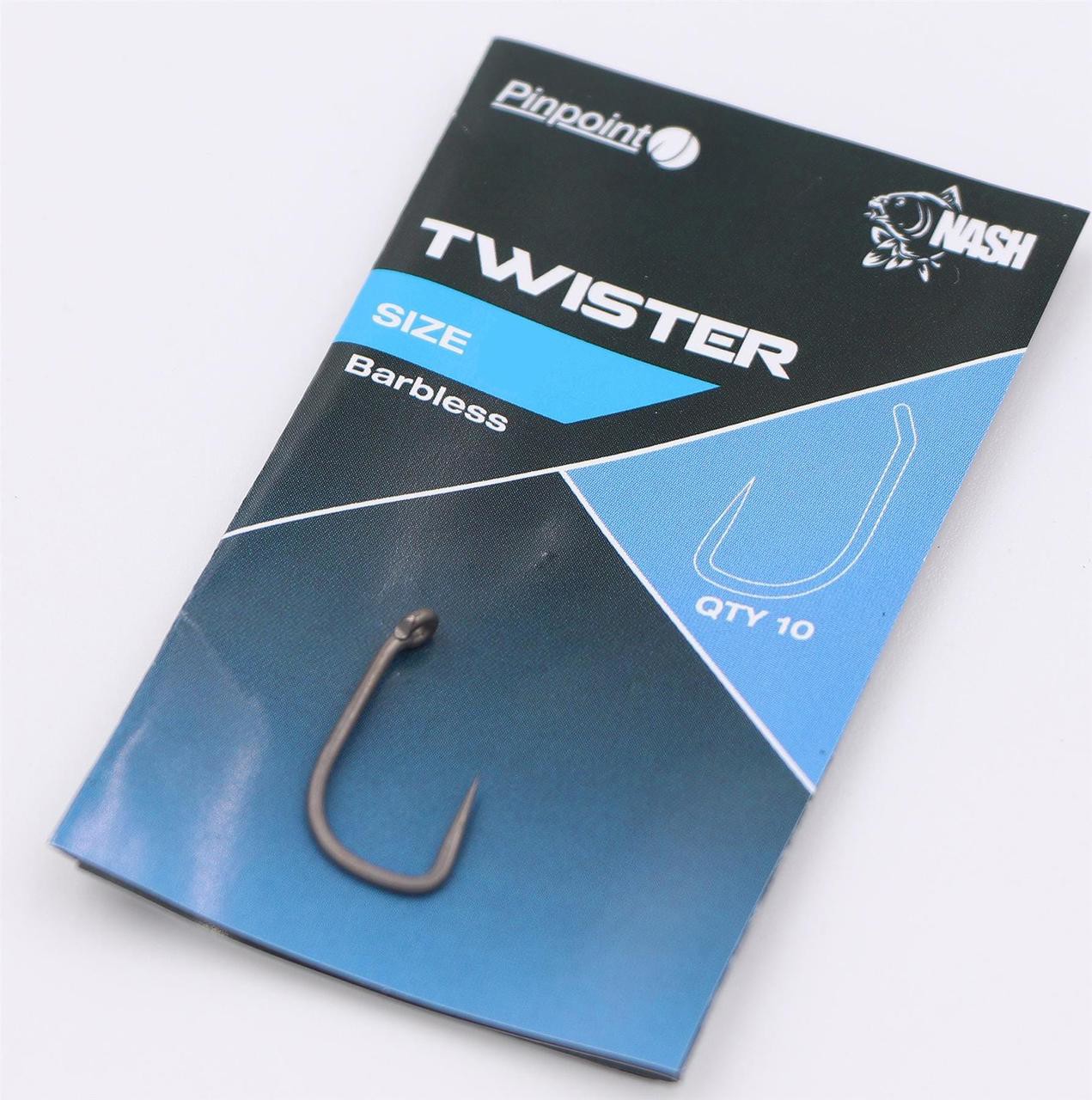 Гачки безбороді Nash Twister Hooks Barbless