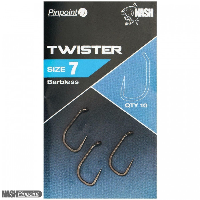 Гачки безборідні Nash Twister Hooks Barbles 7