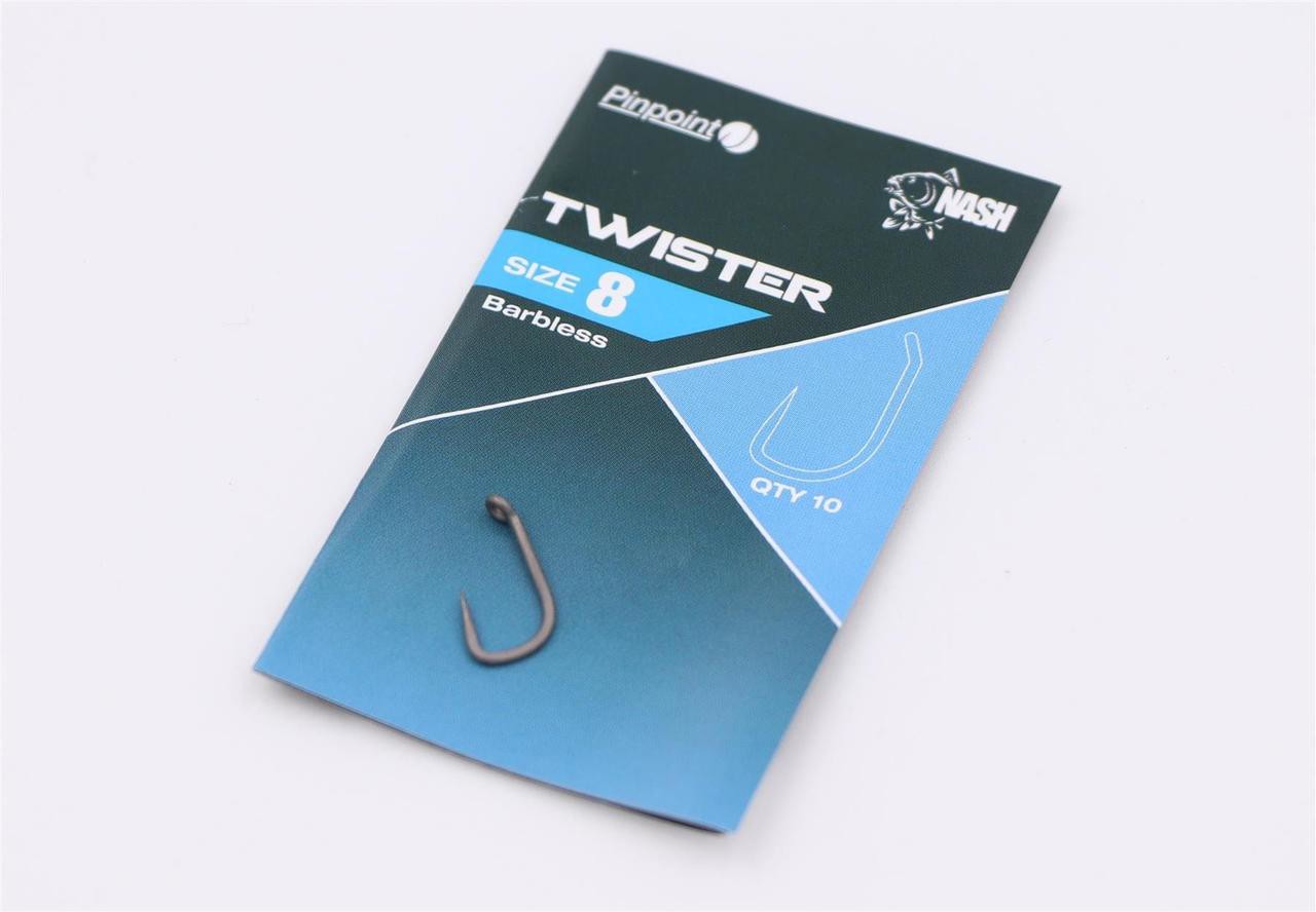 Гачки безборідні Nash Twister Hooks Barbles 8