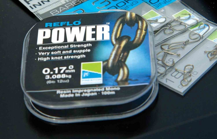 Повідцевий Матеріал Preston Reflo Power 0.15