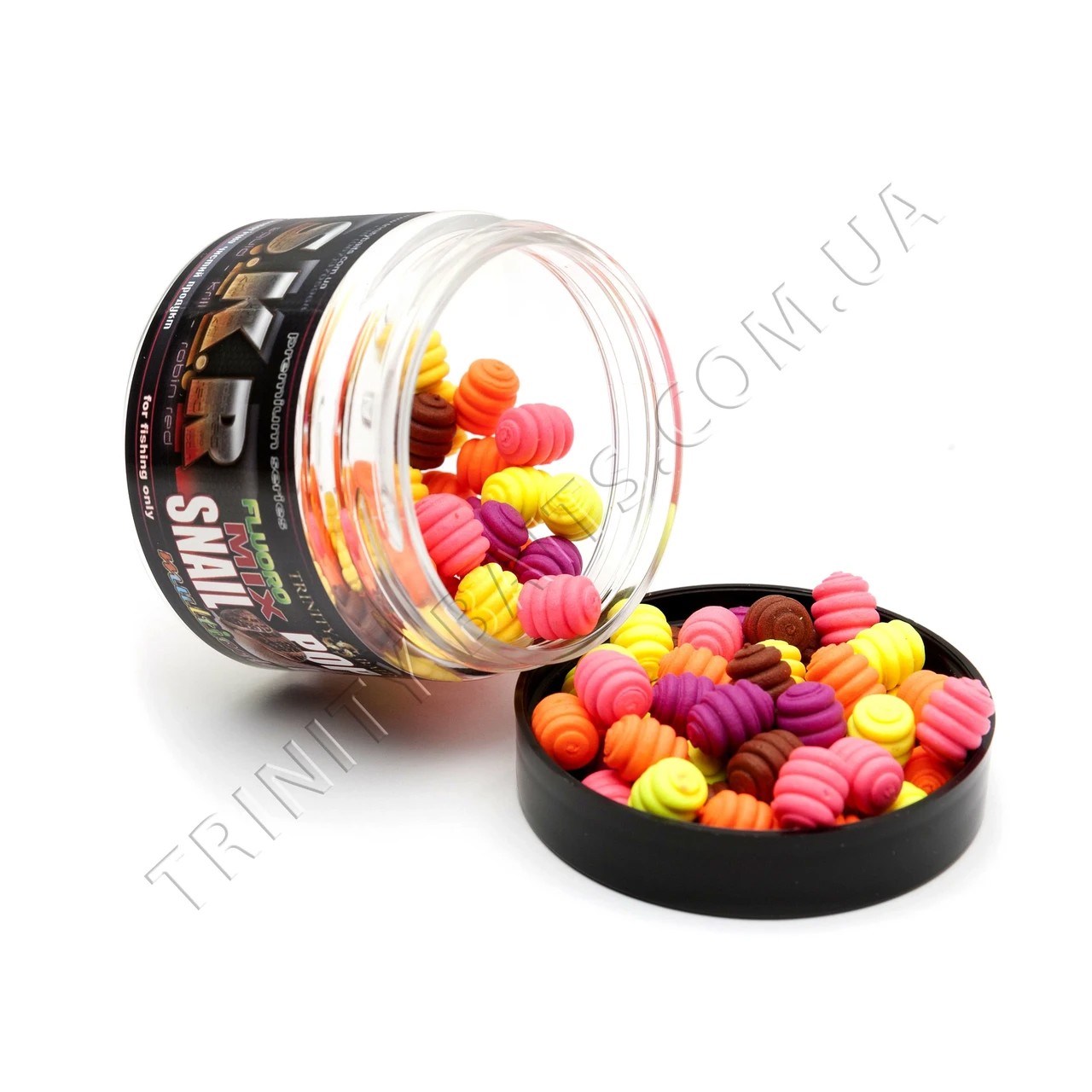 Бойли Pop-ups Snail Trinity Baits 6x10 mm SKR  FLUORO MIX