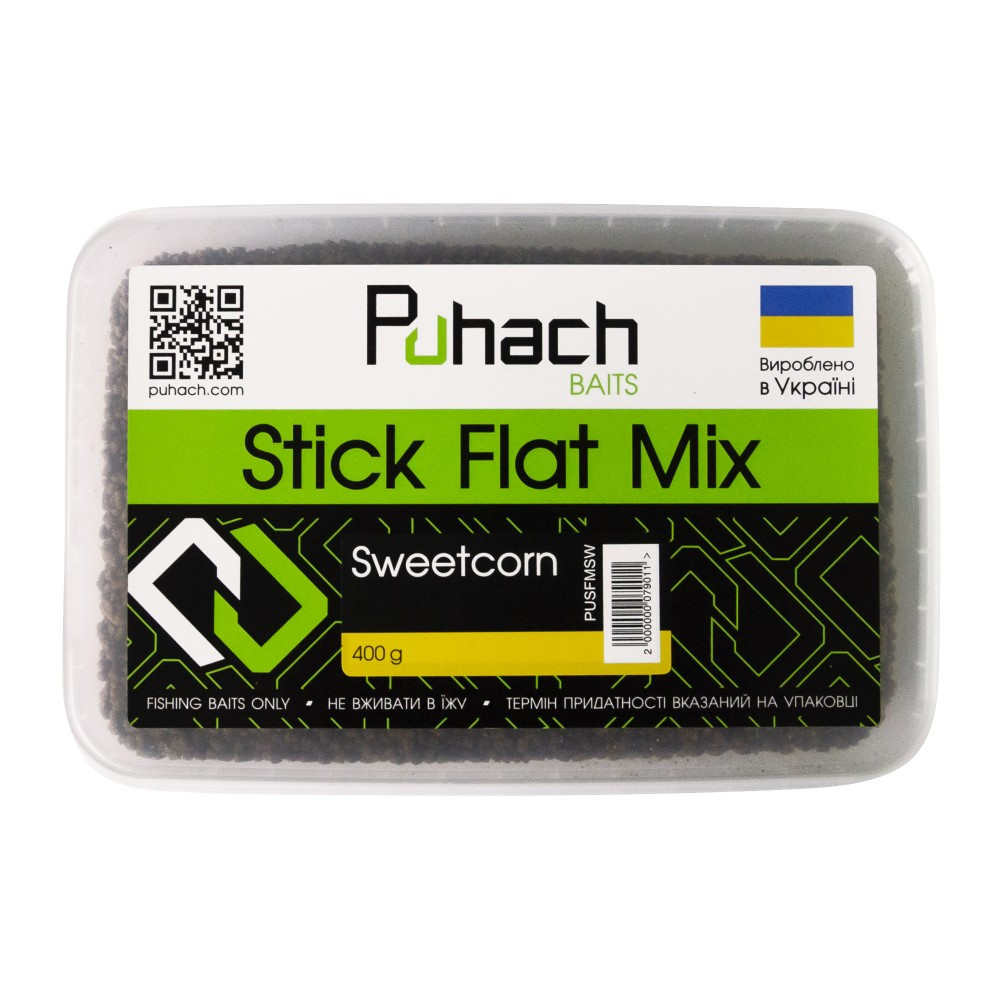Метод мікс Puhach Baits Stick Flat Mix Sweetcorn (Кукурудза)