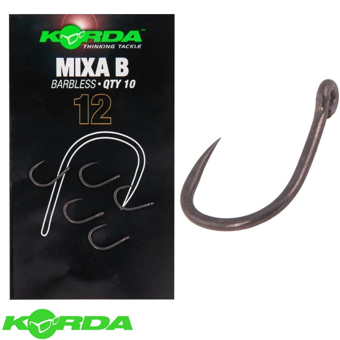 Гачки безбороді Korda Mixa Hook Barbless 6