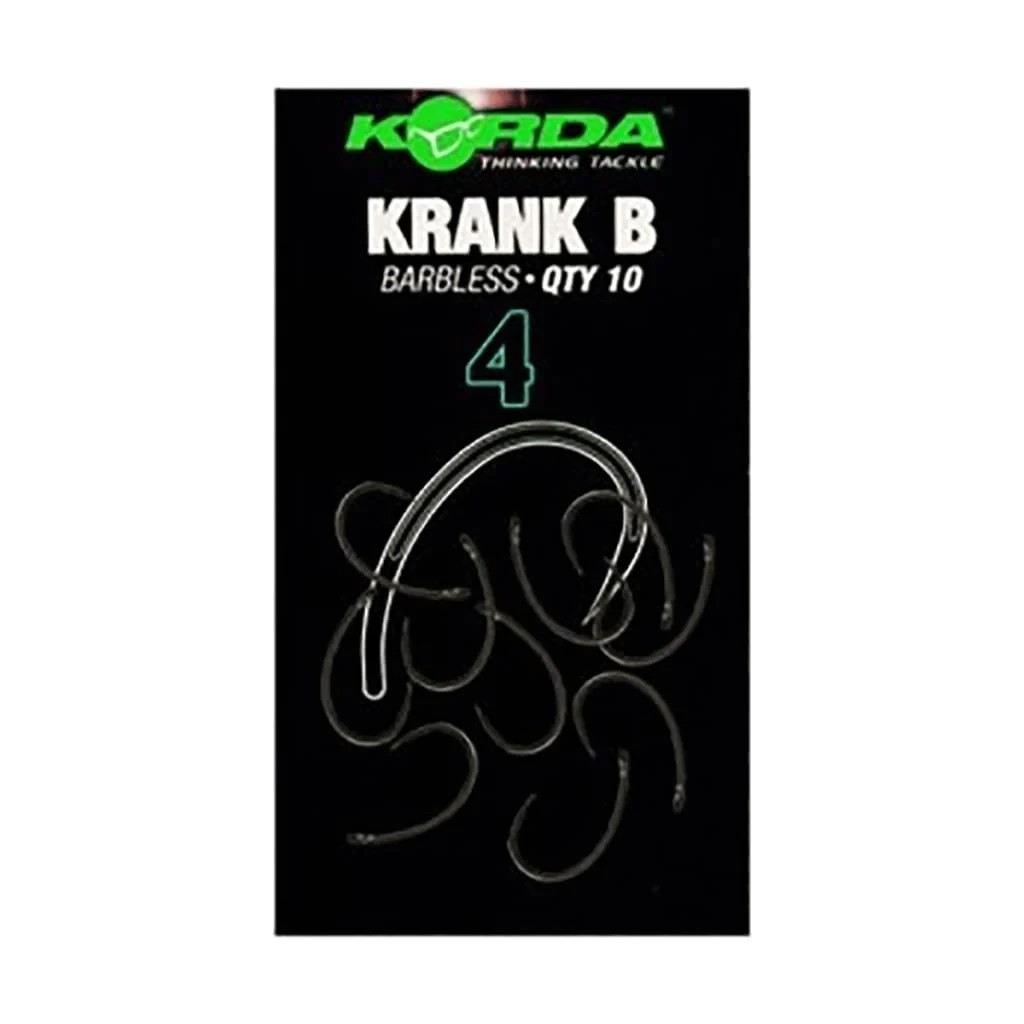 Гачки безбороді Korda Krank Hook Barbless 10