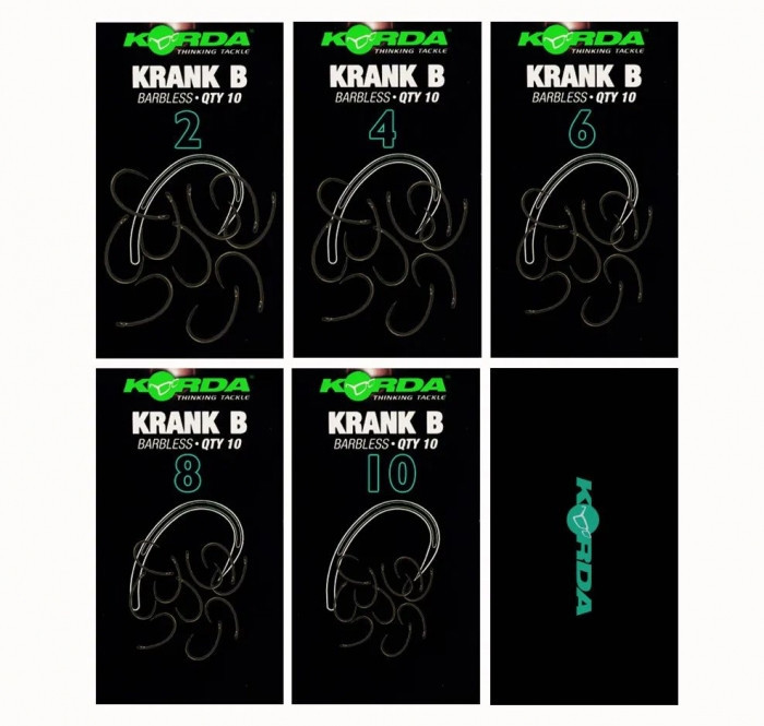 Гачки безбороді Korda Krank Hook Barbless 4