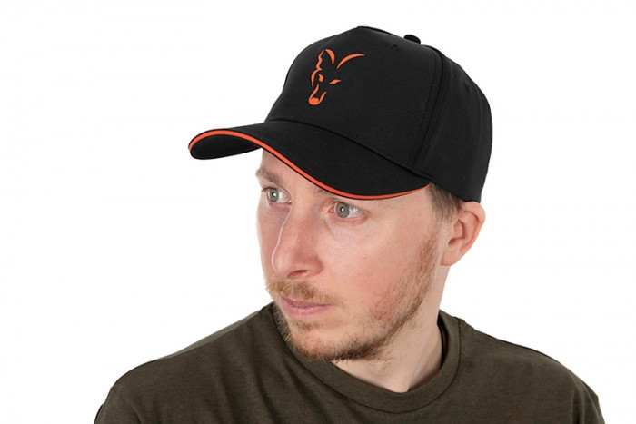 Бейсболка Fox Collection Baseball Black and Orange