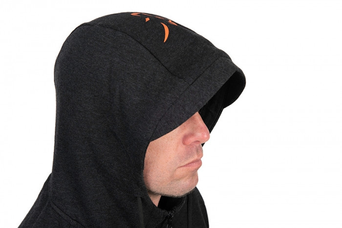 Толстовка Fox Collection Lightweight Hoody Black Marl Orange Logo L