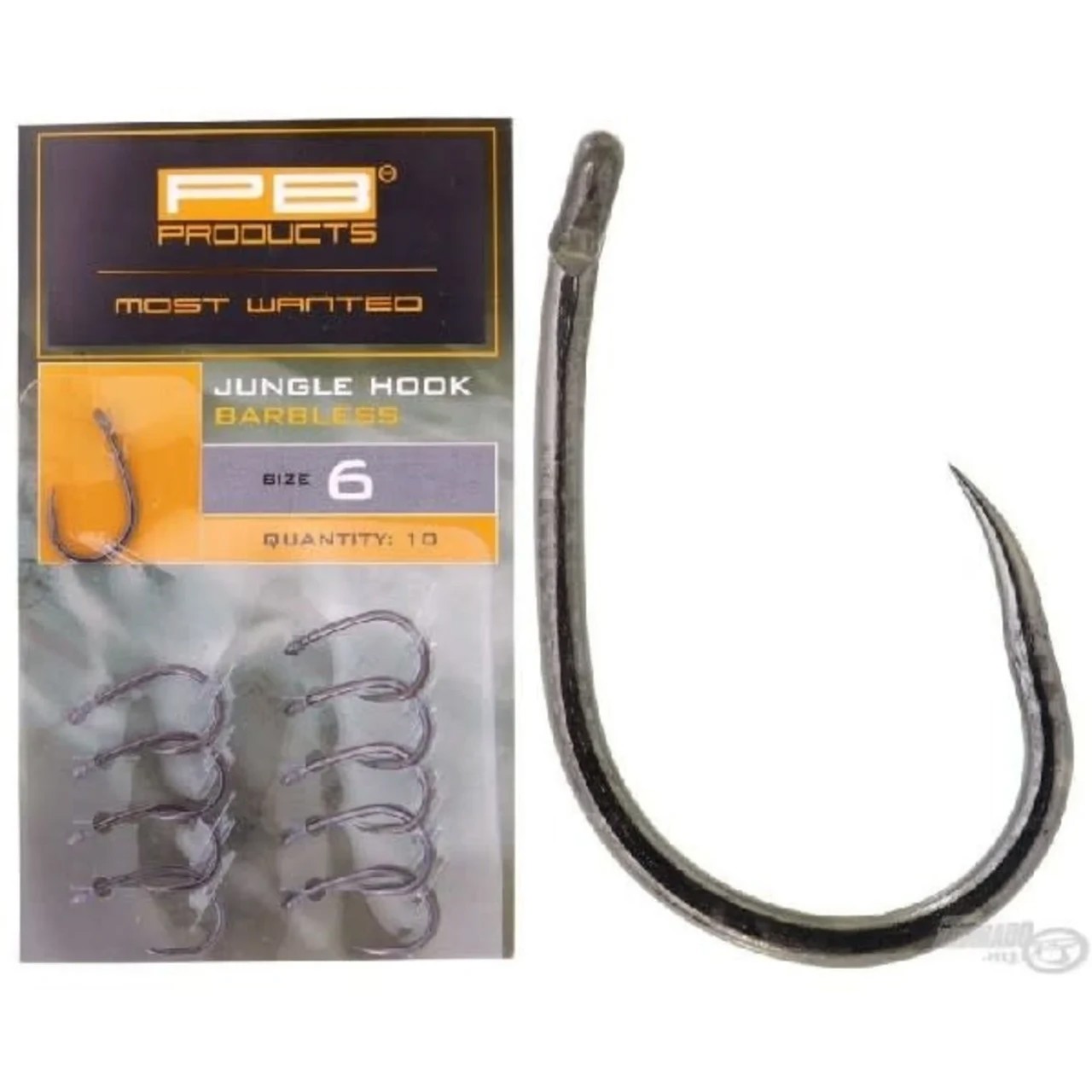 Безбородий гачок PB Jungle hook Barbless size 4 6
