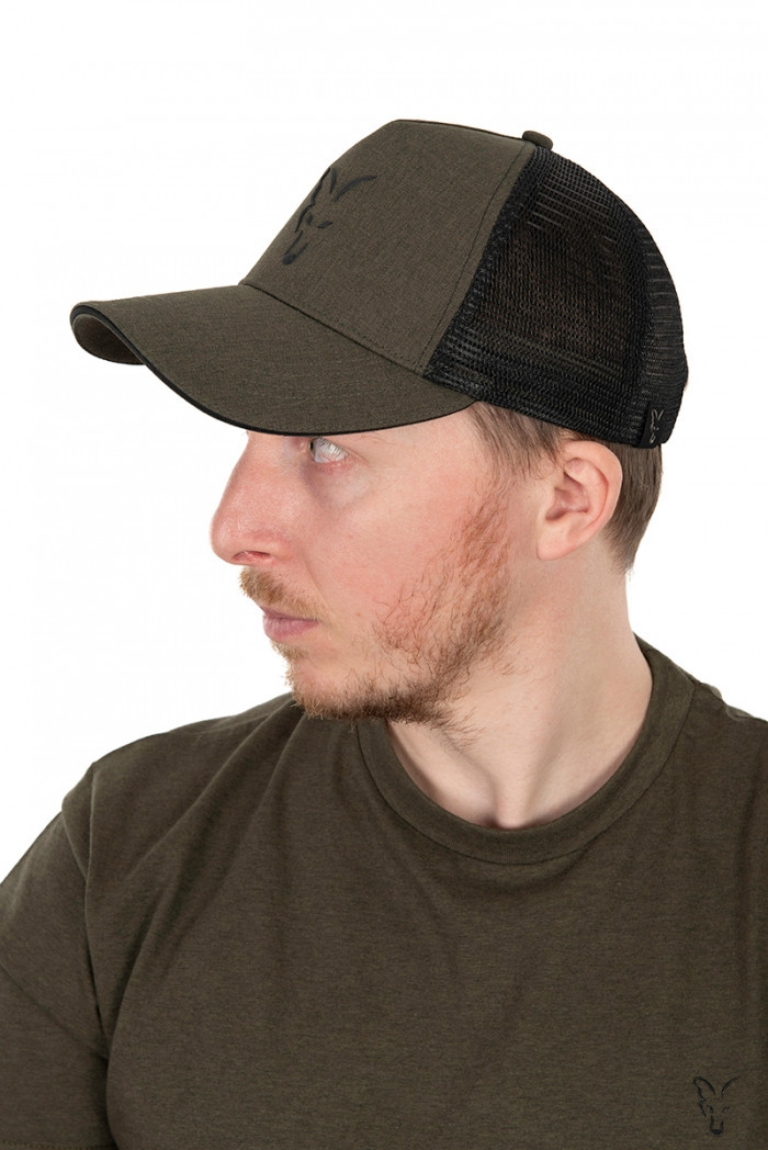 Кепка Fox Collection trucker Green and Black