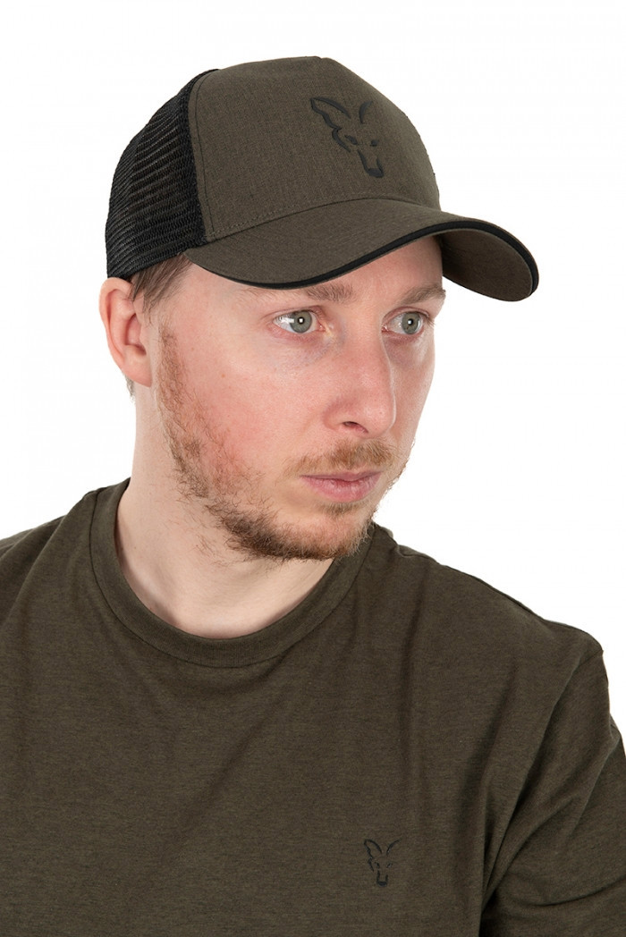 Кепка Fox Collection trucker Green and Black