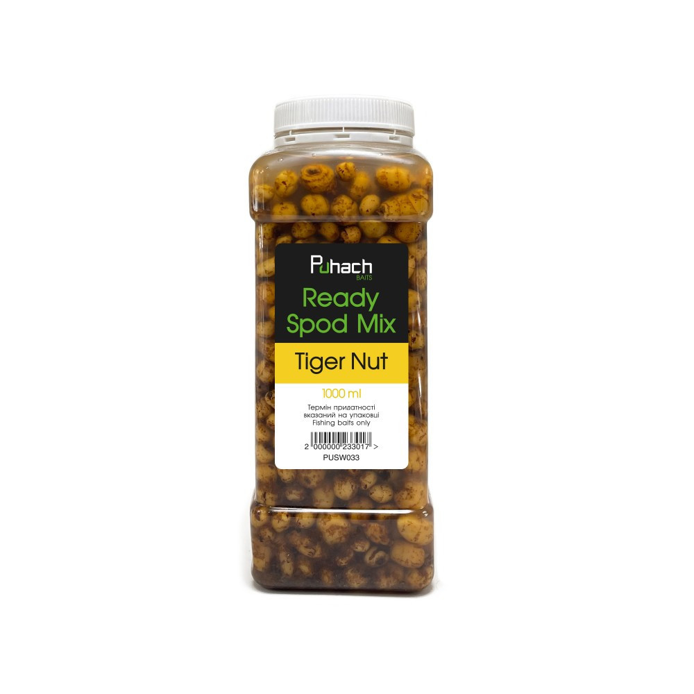 Спод-мікс Puhach Baits Ready Spod Mix 1000 ml – Tiger Nut (Тигровий горіх)