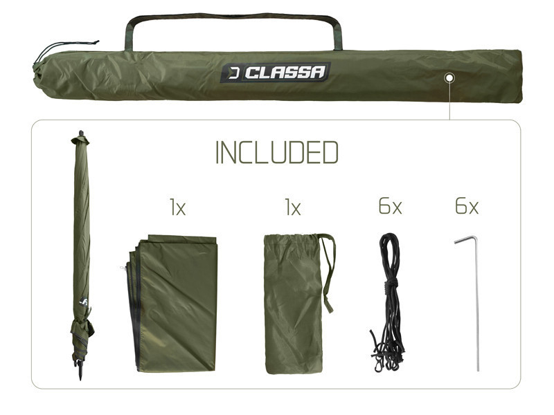 Парасоля  Delphin CLASSA Fishing umbrella with sides