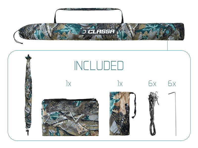 Парасоля Delphin Fishing umbrella with sides   CLASSA CAMO