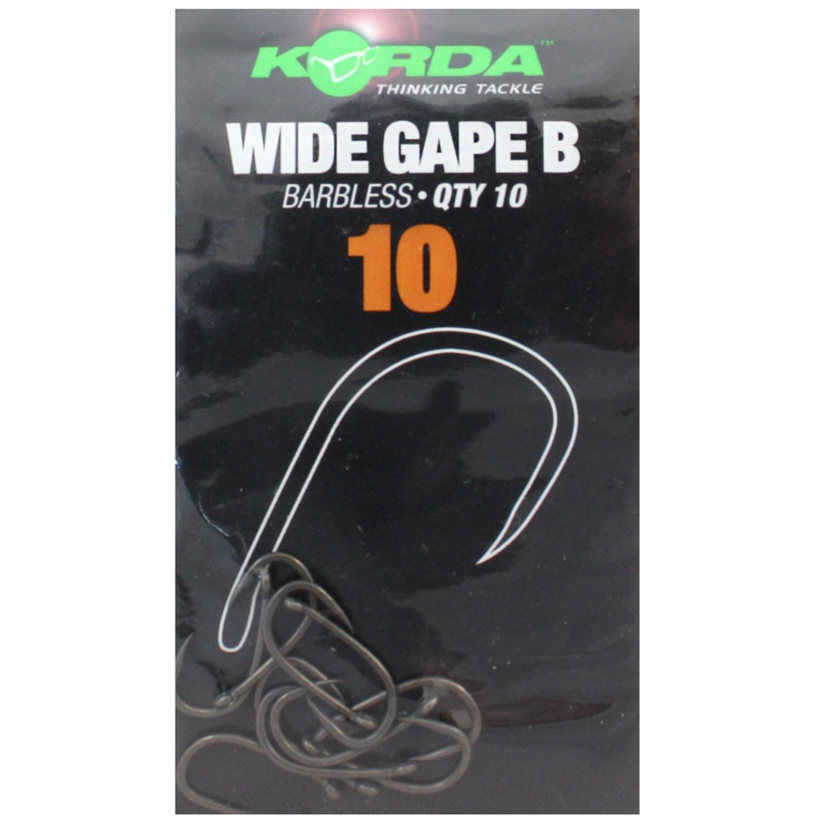 Гачки безбороді Korda Wide Gape Hook Barbless 8