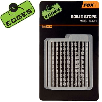 Стопори для бойлів Fox Edges Boilie Stops Micro Clear