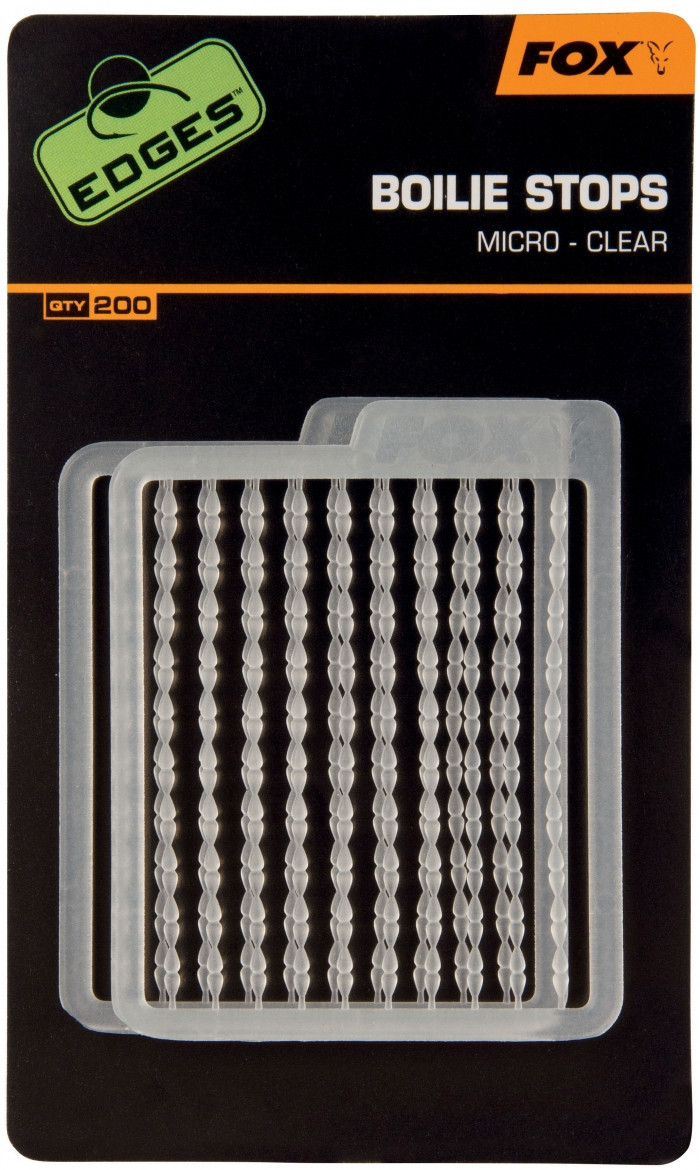 Стопори для бойлів Fox Edges Boilie Stops Micro Clear