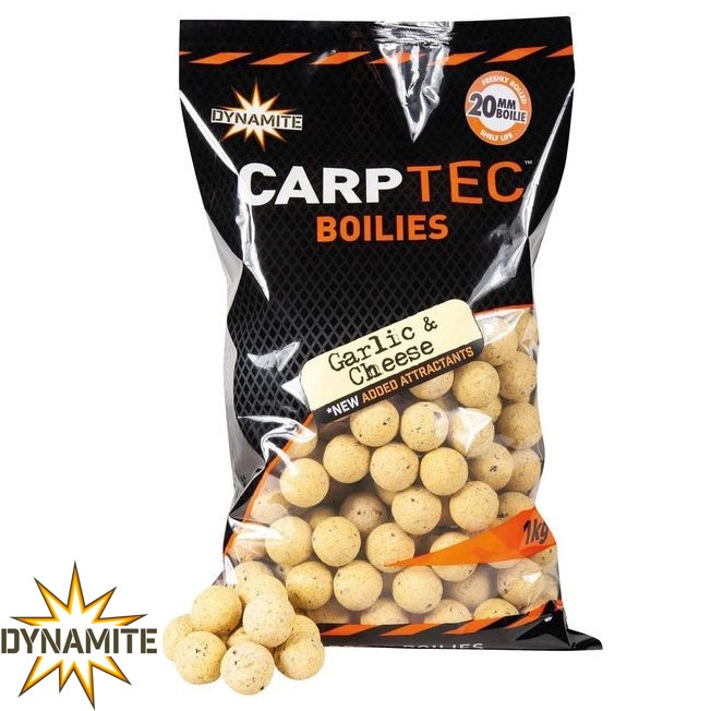 Бойли Dynamite Baits Bojli CarpTec Garlic & Cheese 1,8kg 20mm