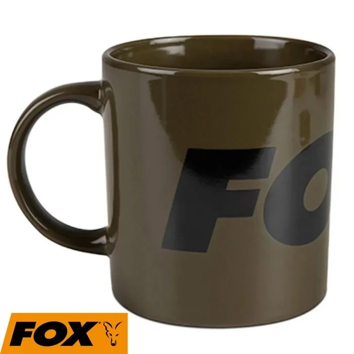 Кухоль керамічний Fox Green and Black Logo Ceramic Mug