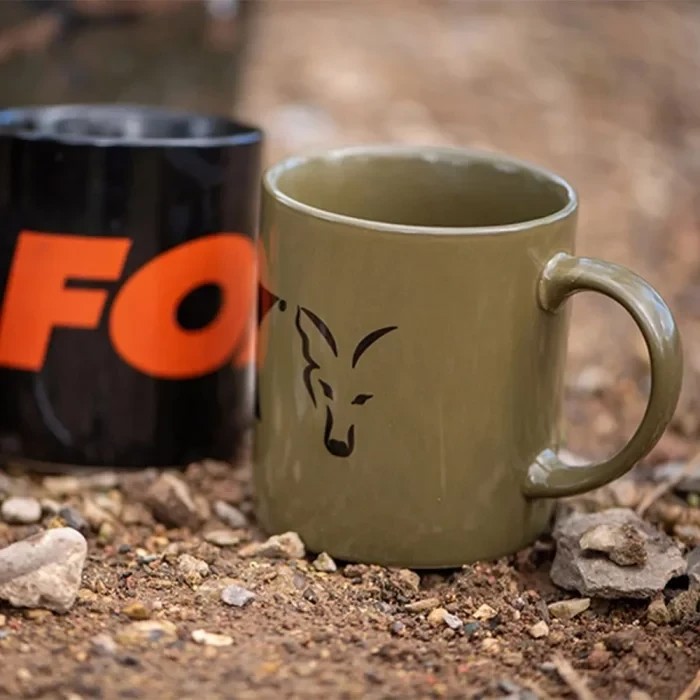 Кухоль керамічний Fox Green and Black Logo Ceramic Mug