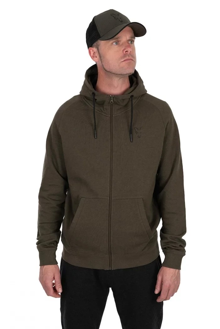 Толстовка  Fox Collection Lightweight Hoody Green Marl Black Logo L