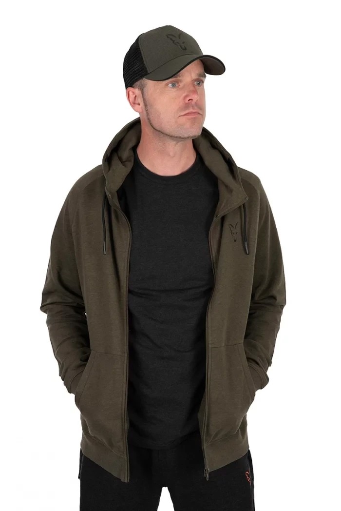 Толстовка  Fox Collection Lightweight Hoody Green Marl Black Logo XXL
