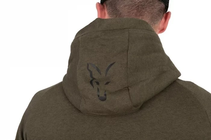 Толстовка  Fox Collection Lightweight Hoody Green Marl Black Logo XXL