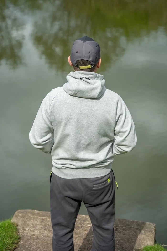 Худі Matrix Black Edition Full Zip Hoody Marl Grey / Lime XXL