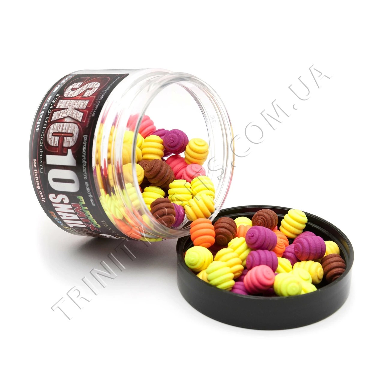 Бойли Pop-ups Snail Trinity Baits 5x8 mm SKC-10 SNAIL FLUORO MIX