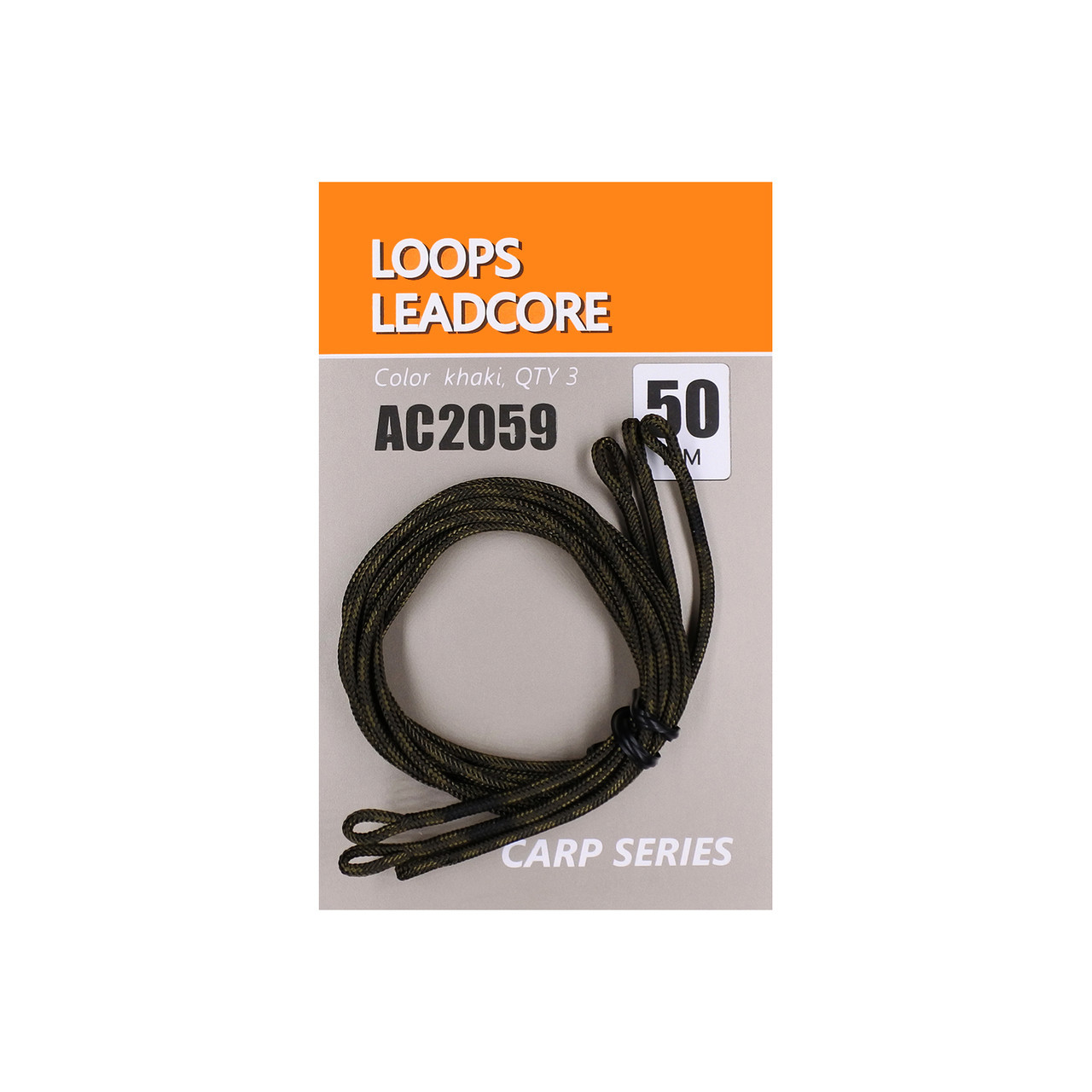 Лідкор ORANGE  50см 3 шт  AC2059 Loops leadcore