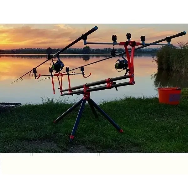 Род-Под Dayko Compact Bitubo Black Red 3-4 вудилища