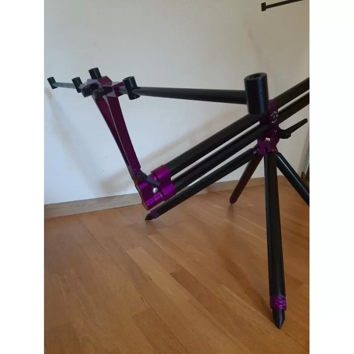 Род-Под Dayko Compact Bitubo Black Purple 3-4 вудилища чорні буз бари