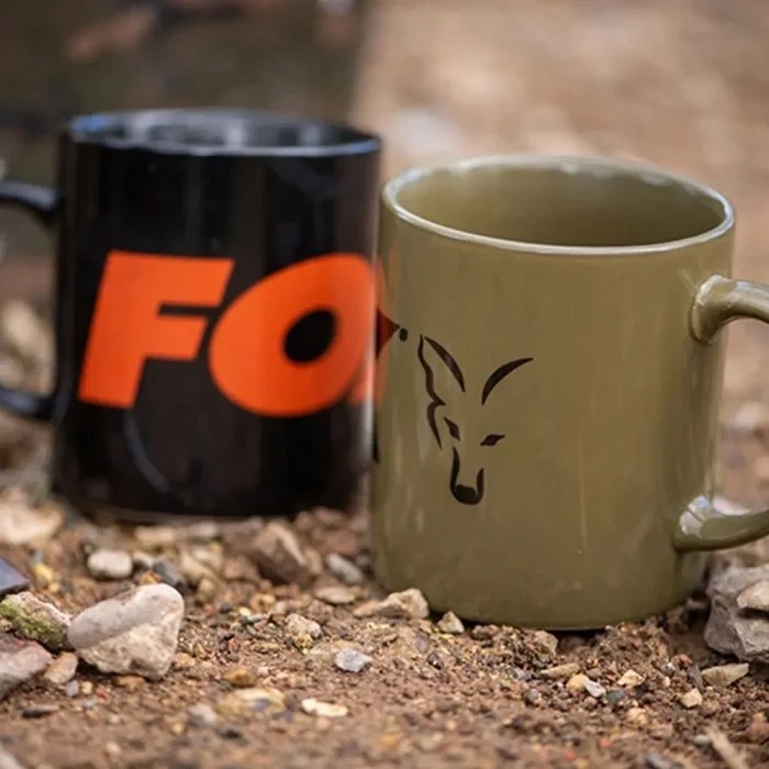 Кухоль керамічний Fox Black and Orange Logo Ceramic Mug