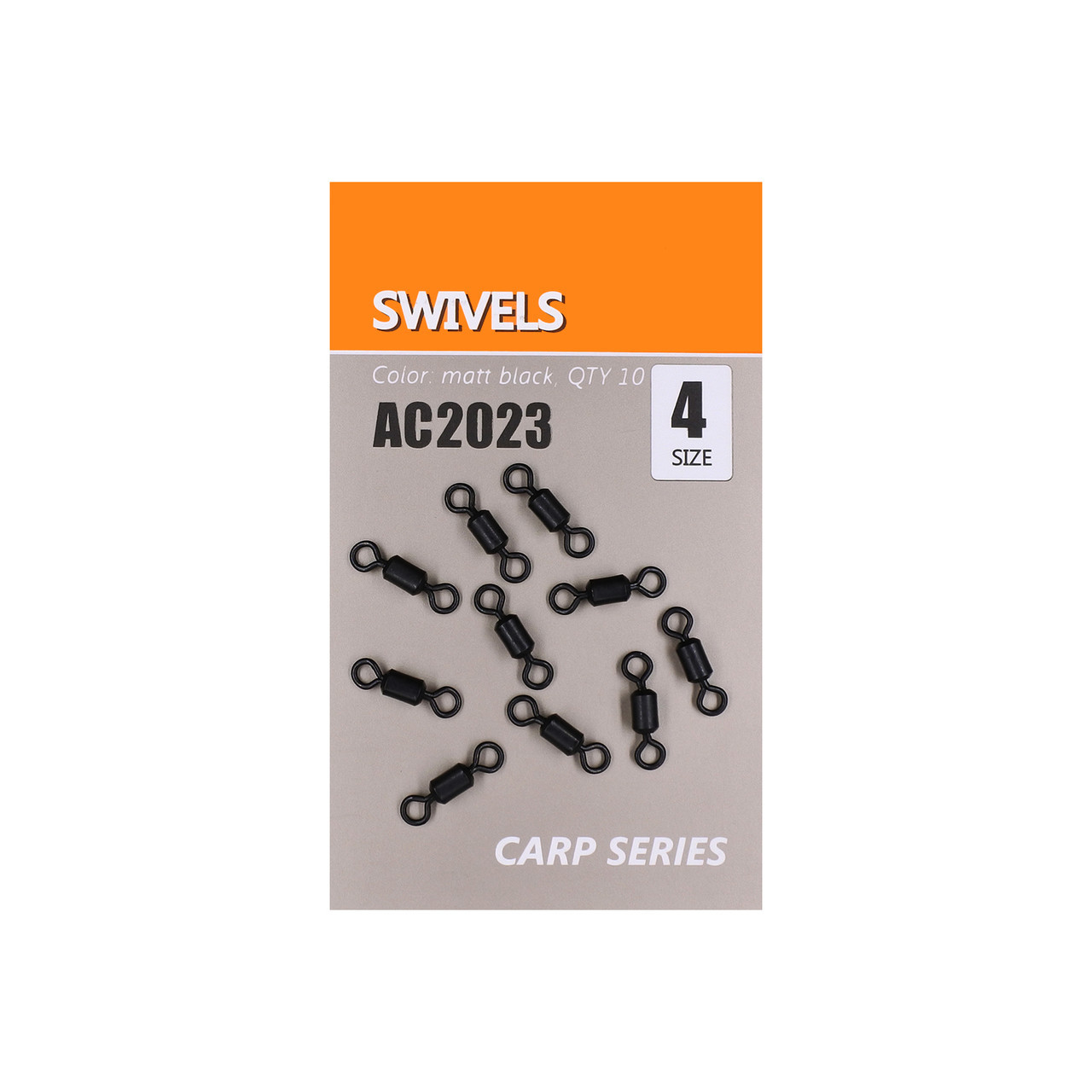 Вертлюг рибальський Orange №4. Swivels  AC2023 Swivels