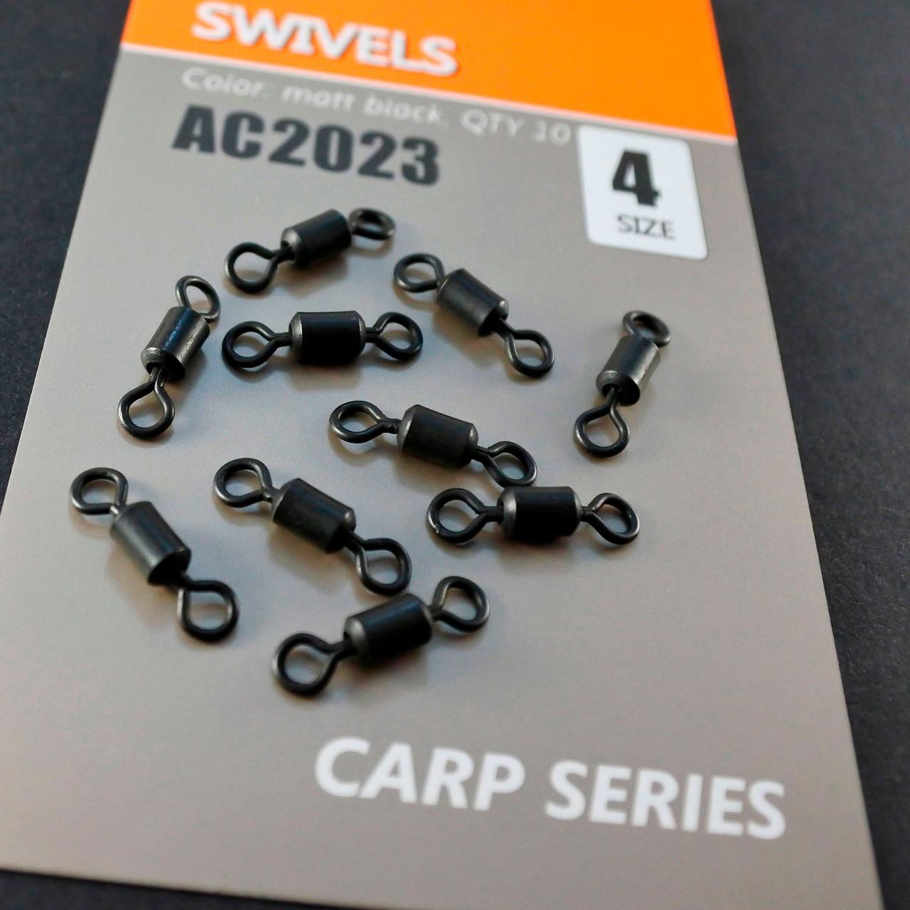 Вертлюг рибальський Orange №4. Swivels  AC2023 Swivels
