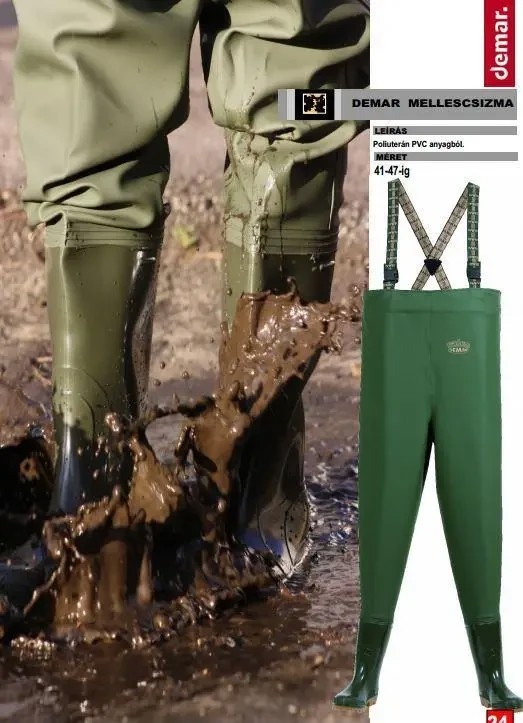 Напівкомбінезон забродний Demar Grand Chest Waders 45