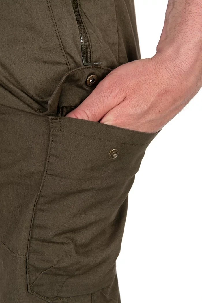 Шорти Fox Collection Lightweight Cargo shorts Green Marl Black Logo