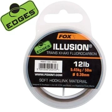 Поводочний матеріал флюрокарбоновий Fox Edges Illusion Soft 16lb/0.35mm