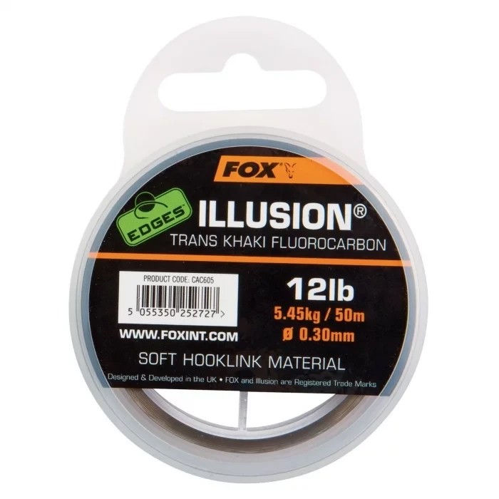 Поводочний матеріал флюрокарбоновий Fox Edges Illusion Soft  12lb/0.30mm