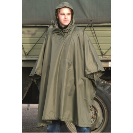Дощовик пончо Mil-Tec - Basic Ripstop - Green OD