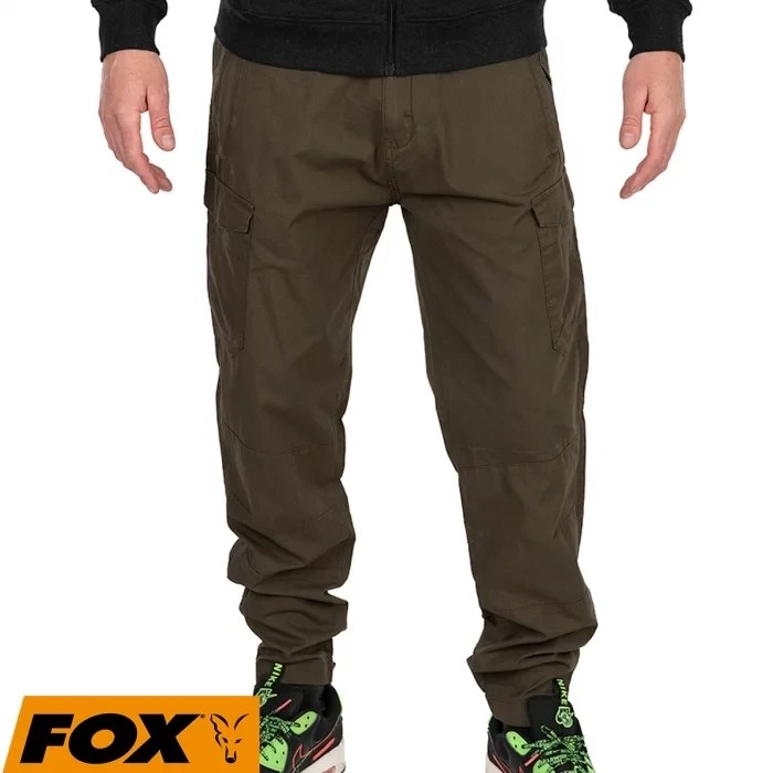 Штаны Fox Collection Lightweight Cargo Trouser Green Marl Black Logo L