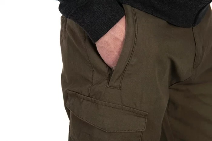 Штаны Fox Collection Lightweight Cargo Trouser Green Marl Black Logo XXXL