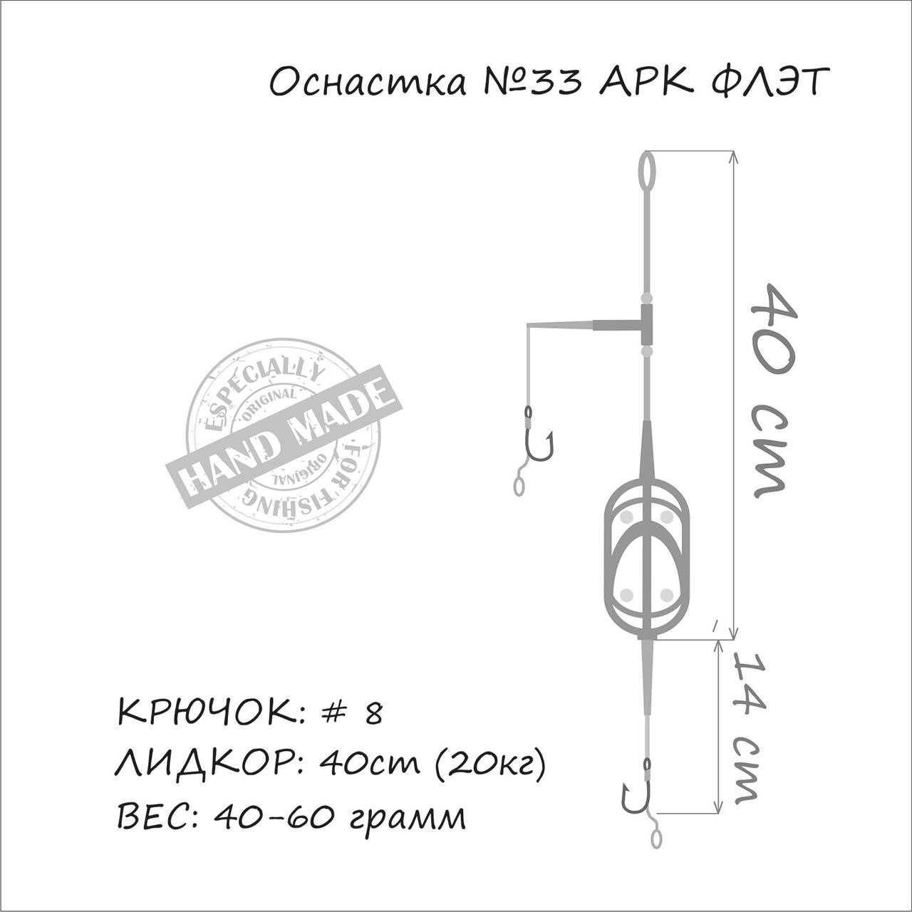 Обладнання коропове флет Orange No33 Arc Flat 50
